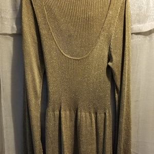 Gold Zara Dress